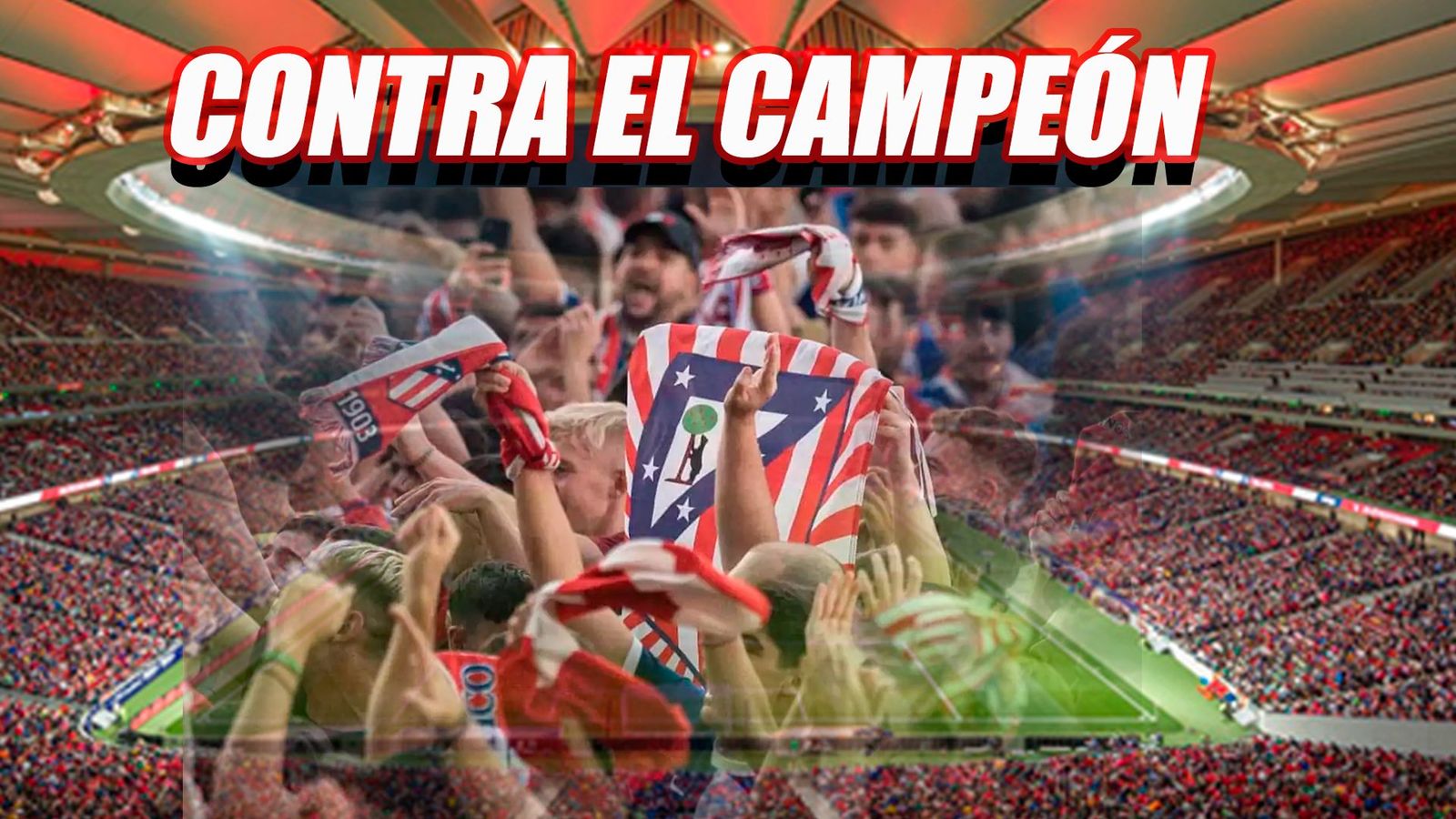 La afición del Atlético de Madrid confía en eliminar al Real Madrid