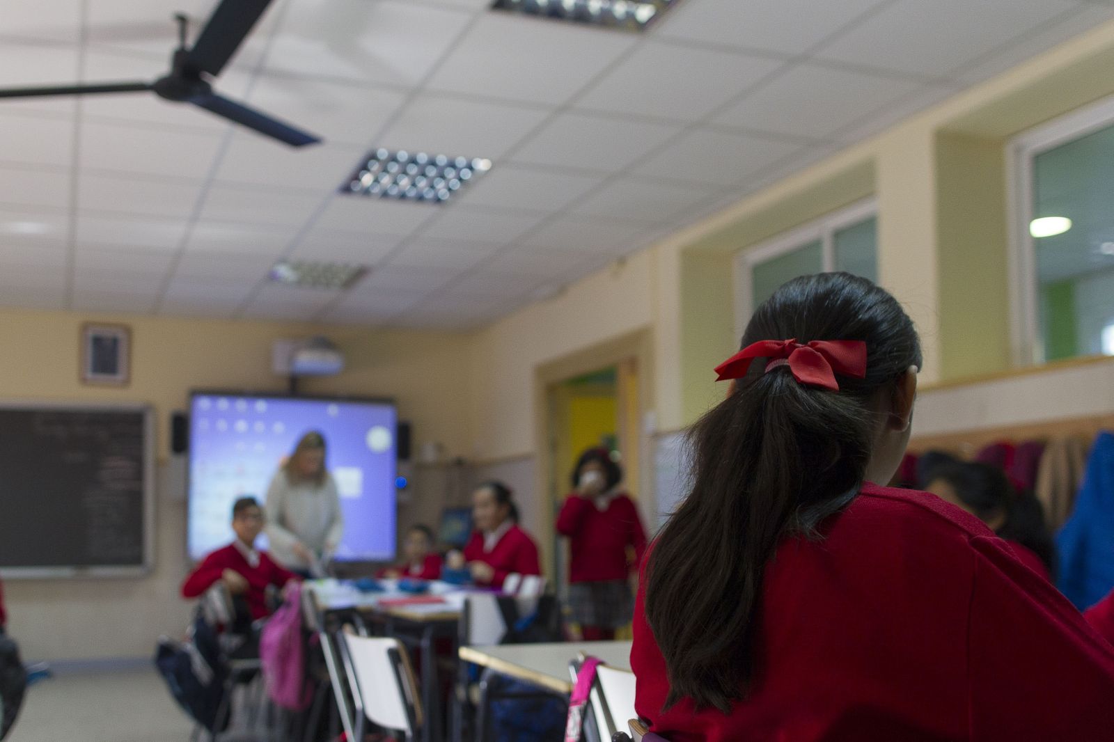 Niños en un colegio