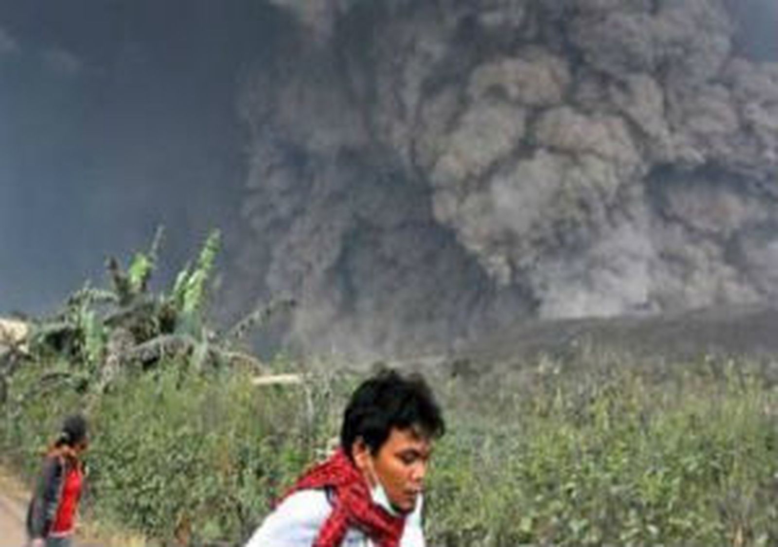 Volcán en Indonesia
