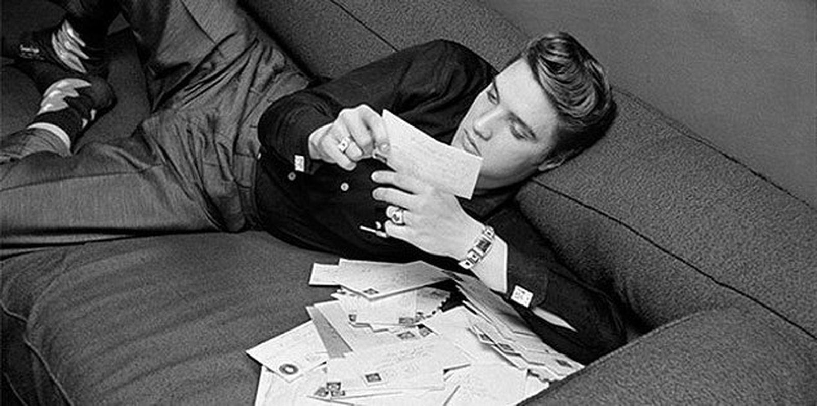 Una de las imágenes de la exposición 'Elvis. El nacimiento del Rock 'n' Roll'