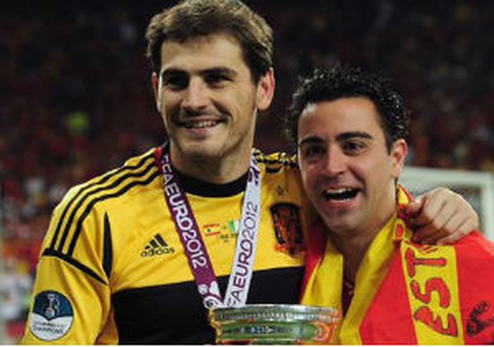 Casillas y Xavi