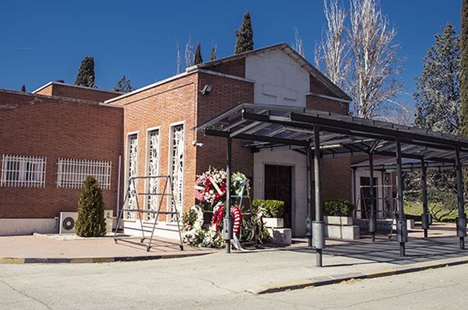 Crematorio de la funeraria municipal de Madrid en el cementerio de La Almudena