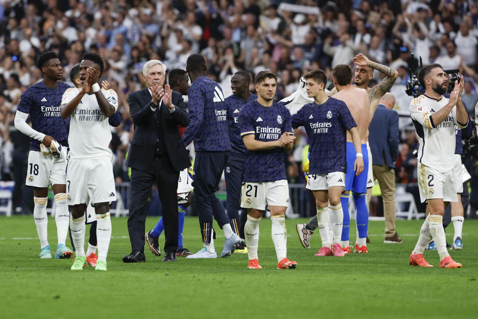 Ancelotti, tras ganar la Liga
