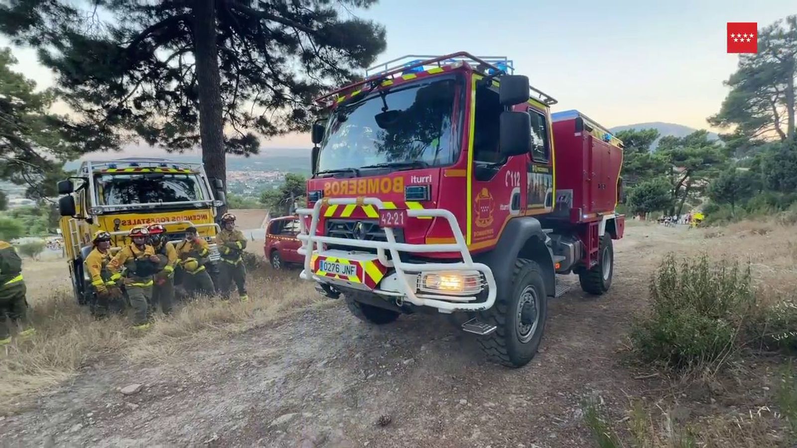 Controlados los incendios de El Molar, Loeches, Tres Cantos y San Lorenzo de El Escorial