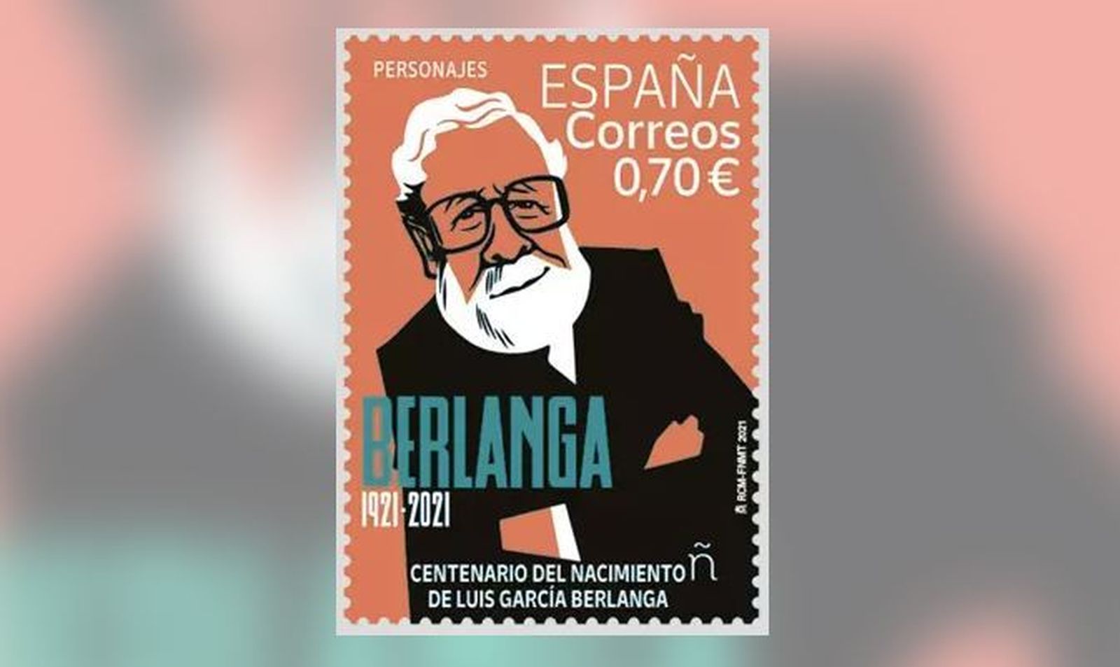 Correos emite 160.000 sellos dedicados al centenario de Berlanga