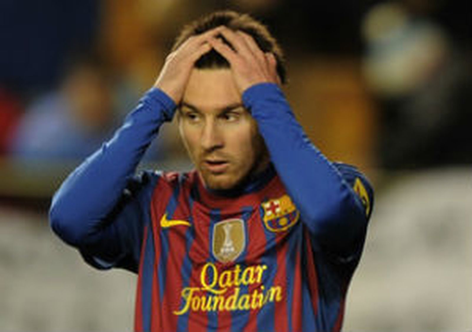 Messi se lamenta