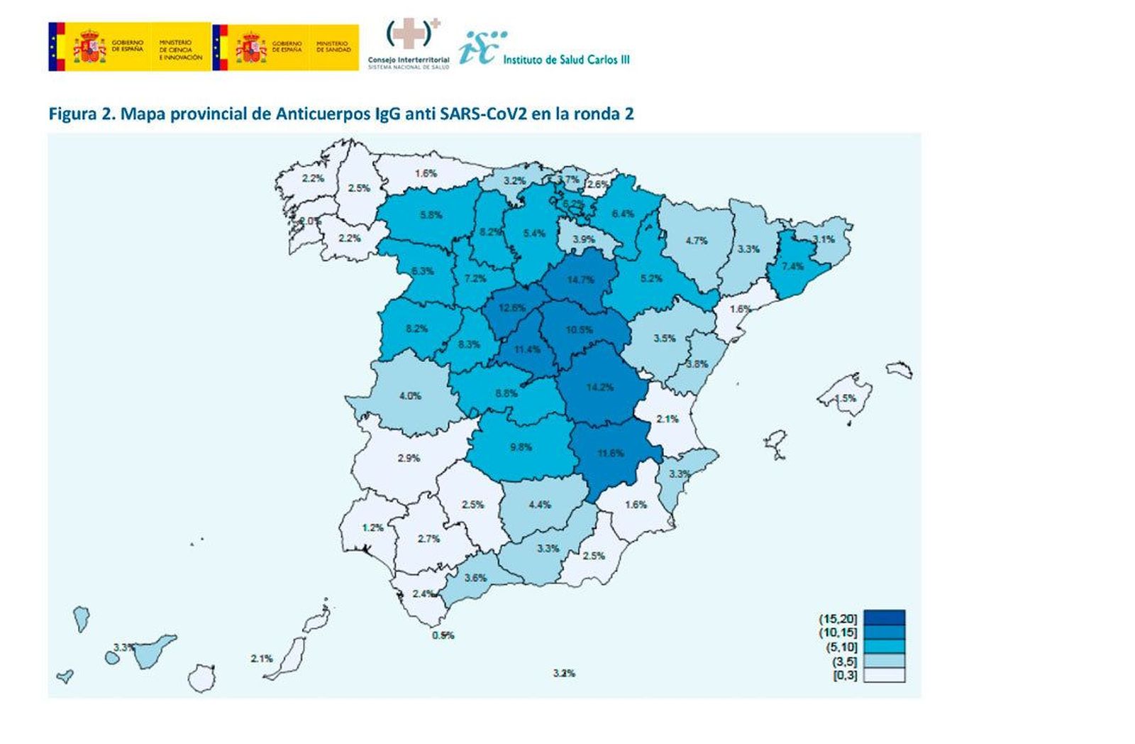 El 11,4% de la población madrileña tiene anticuerpos frente al Covid-19