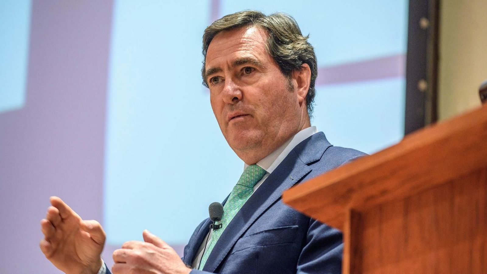 Antonio Garamendi, presidente de la CEOE