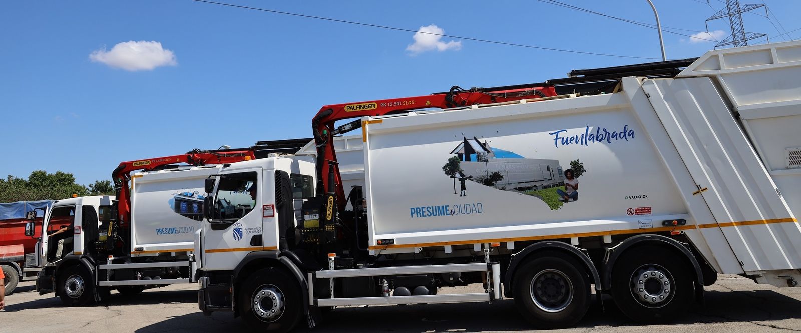 Recogida de basura en Fuenlabrada