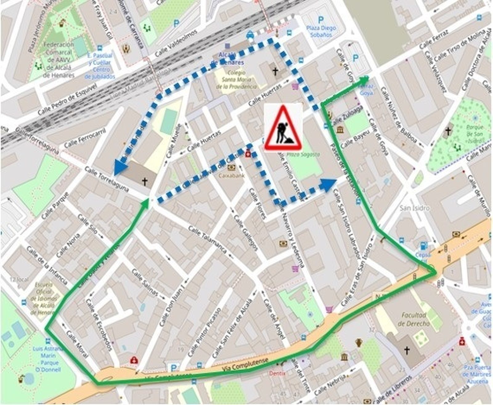 Cortes de tráfico en Alcalá de Henares a partir del 23 de agosto