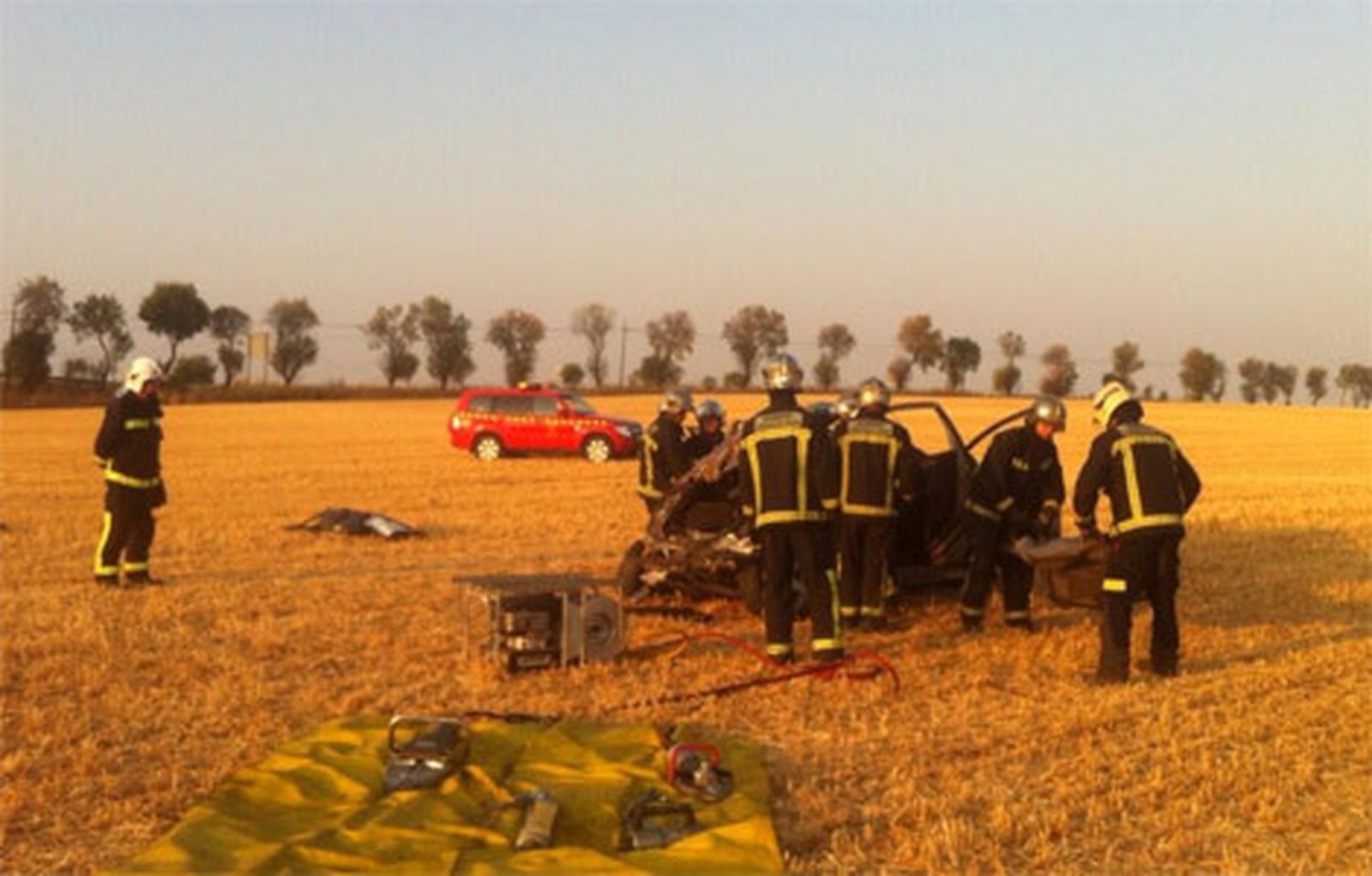 Accidente en Campo Real
