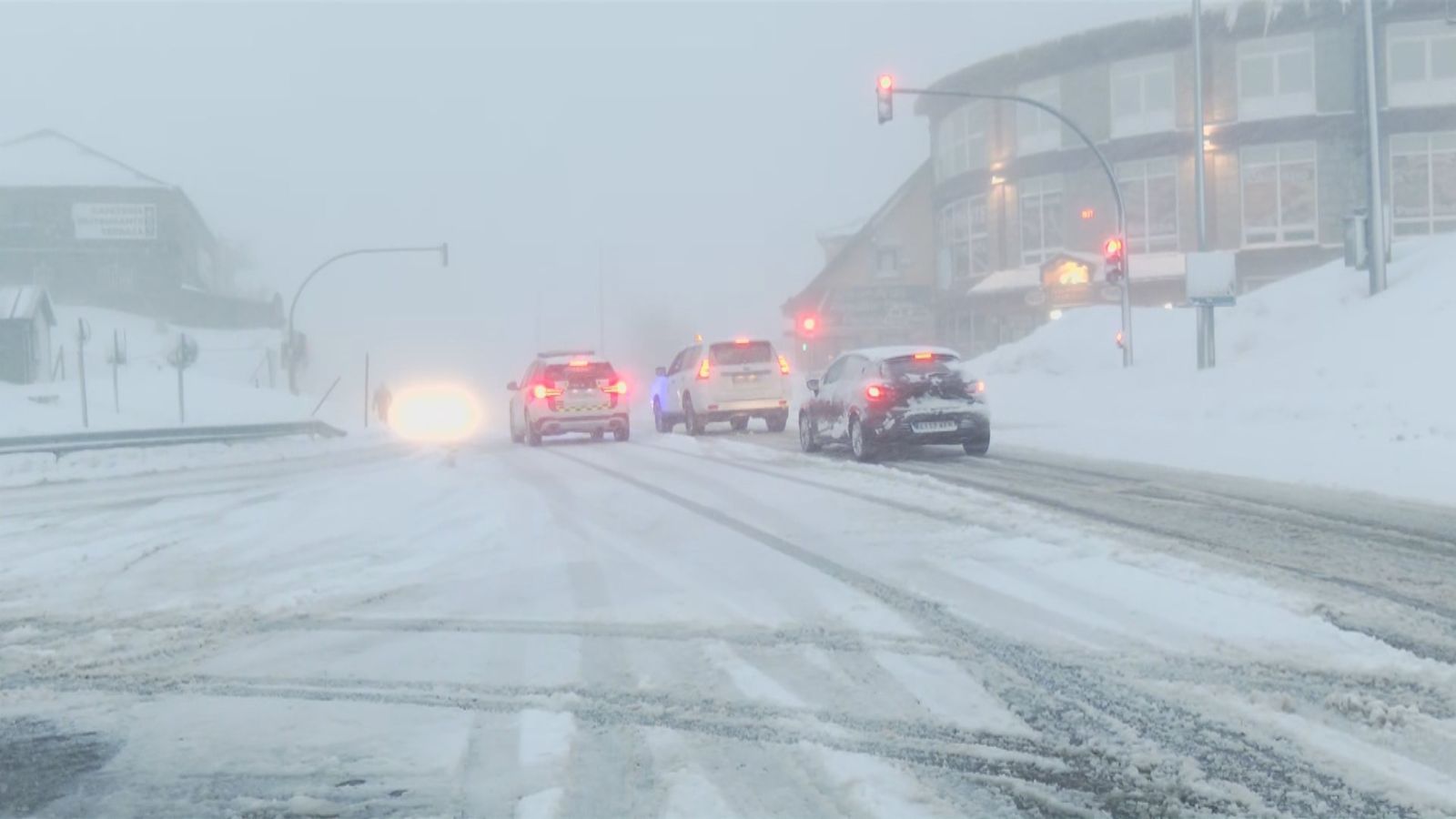 Aviso amarillo por nevadas en la Sierra hasta las 22 horas