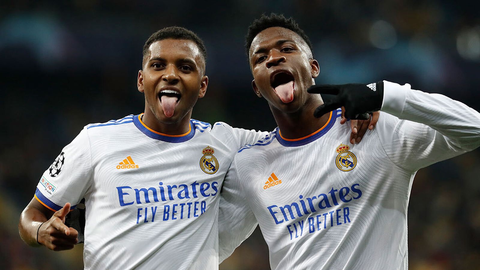 Rodrygo y  Vinicius