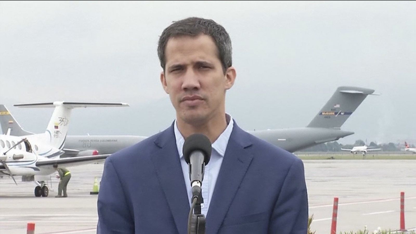 Guaidó y Pence asisten a la reunión del grupo de Lima