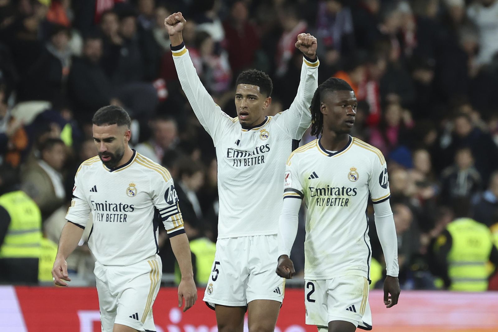 Bellingham celebra un gol al Girona en el Bernabéu