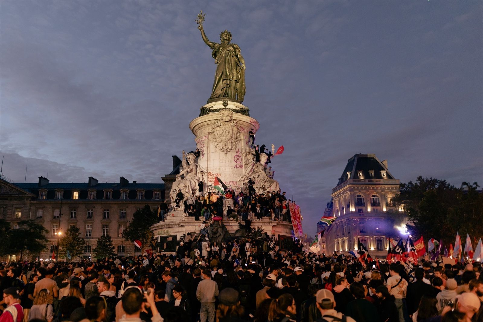 Al menos 25 detenidos y un Policía herido durante una serie de manifestaciones en Francia