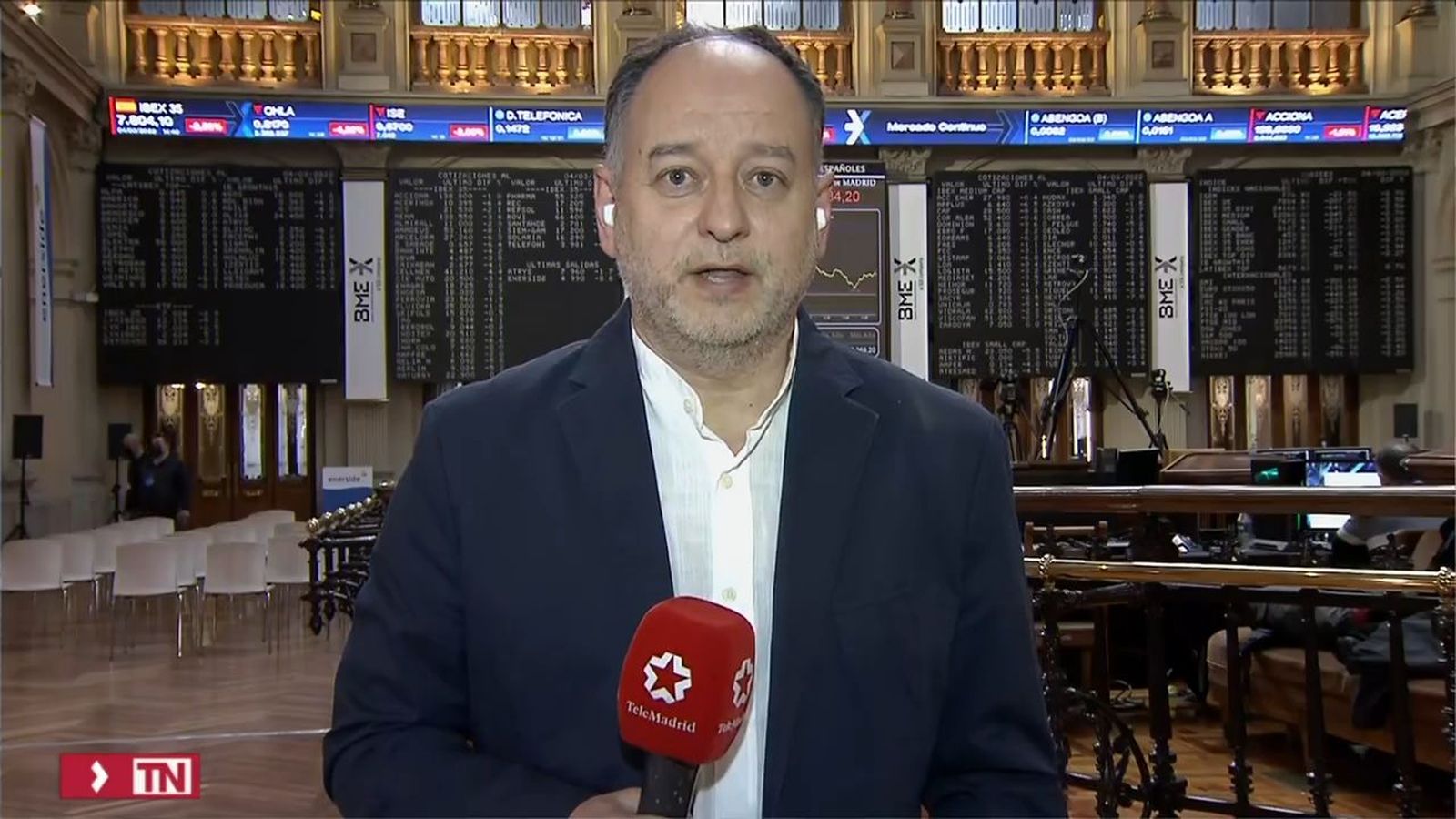 El Ibex 35 cae tras el ataque ruso a la central nuclear