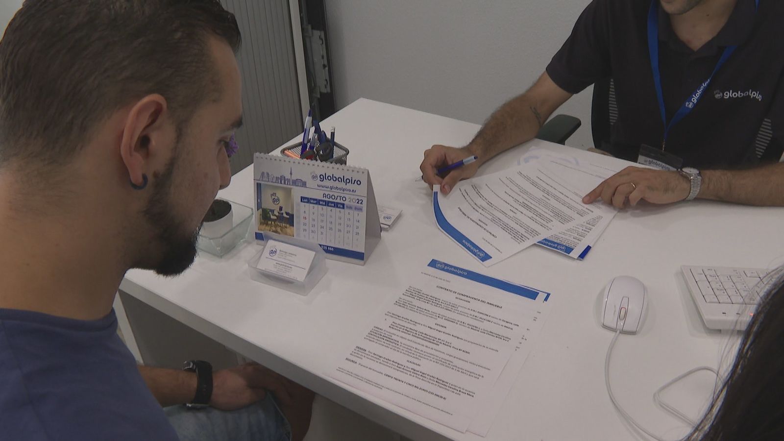 Un solicitante de hipoteca