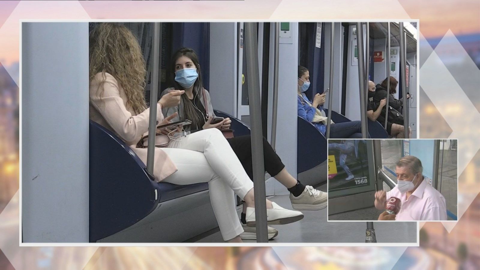 Madrid prohibe comer en el metro para evitar contagios