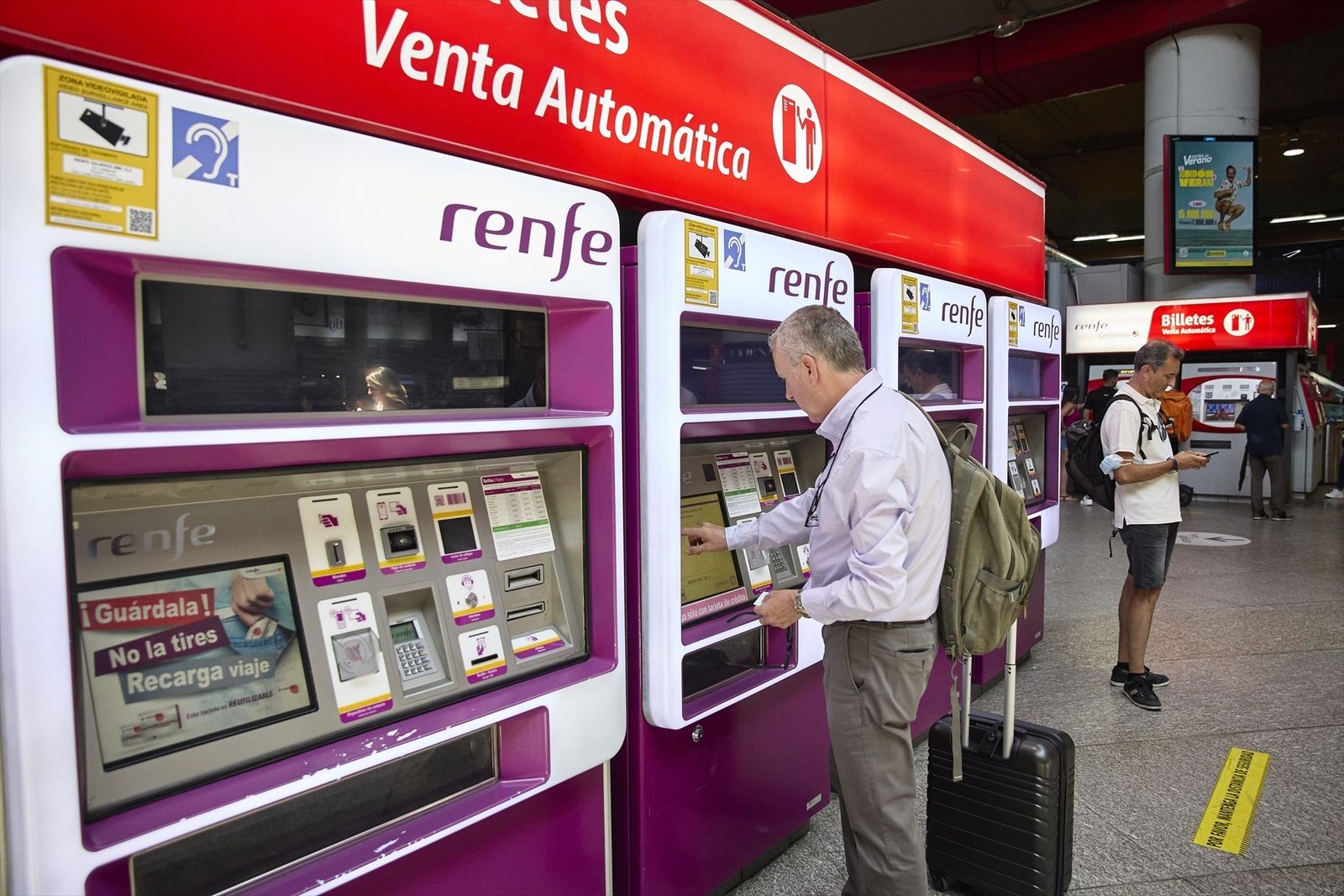 Máquinas de vente de Renfe