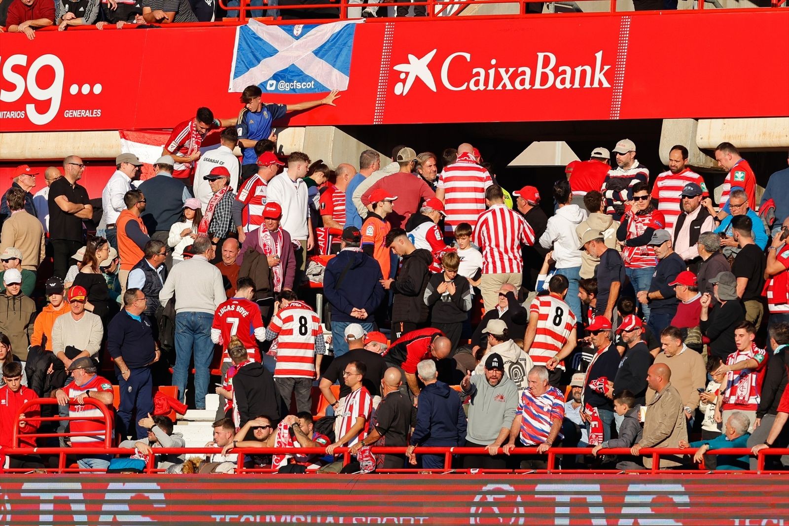 Suspendido el partido Granada-Athletic Club por la muerte de un  aficionado