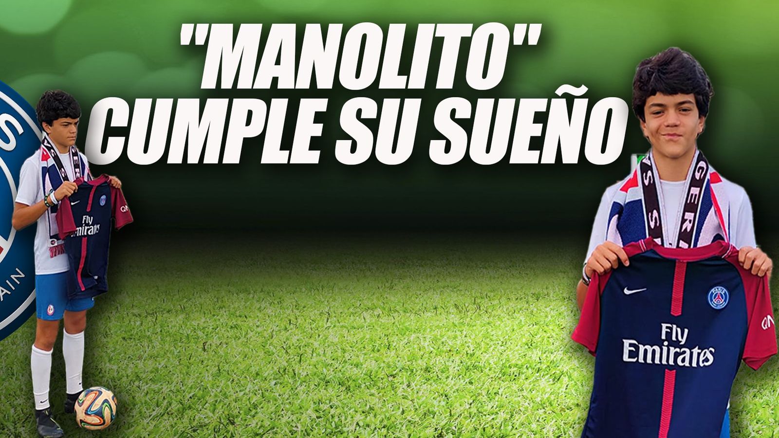 El sueño cumplido de Manuel, jugar en la MADCUP el Rayo Majadahonda-PSG
