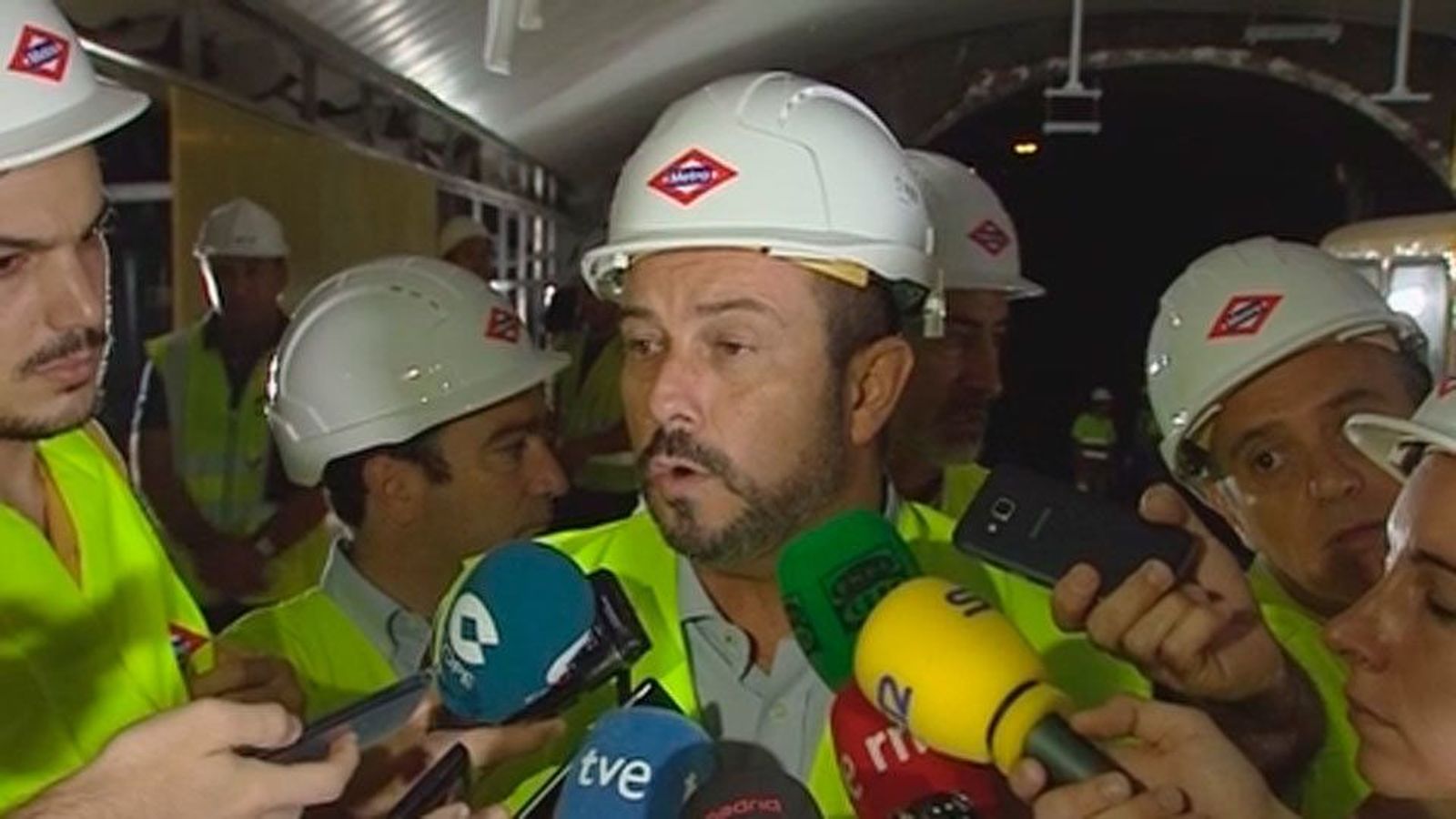 Completado en 25 días el 40 % de las obras de la Línea 5 de Metro