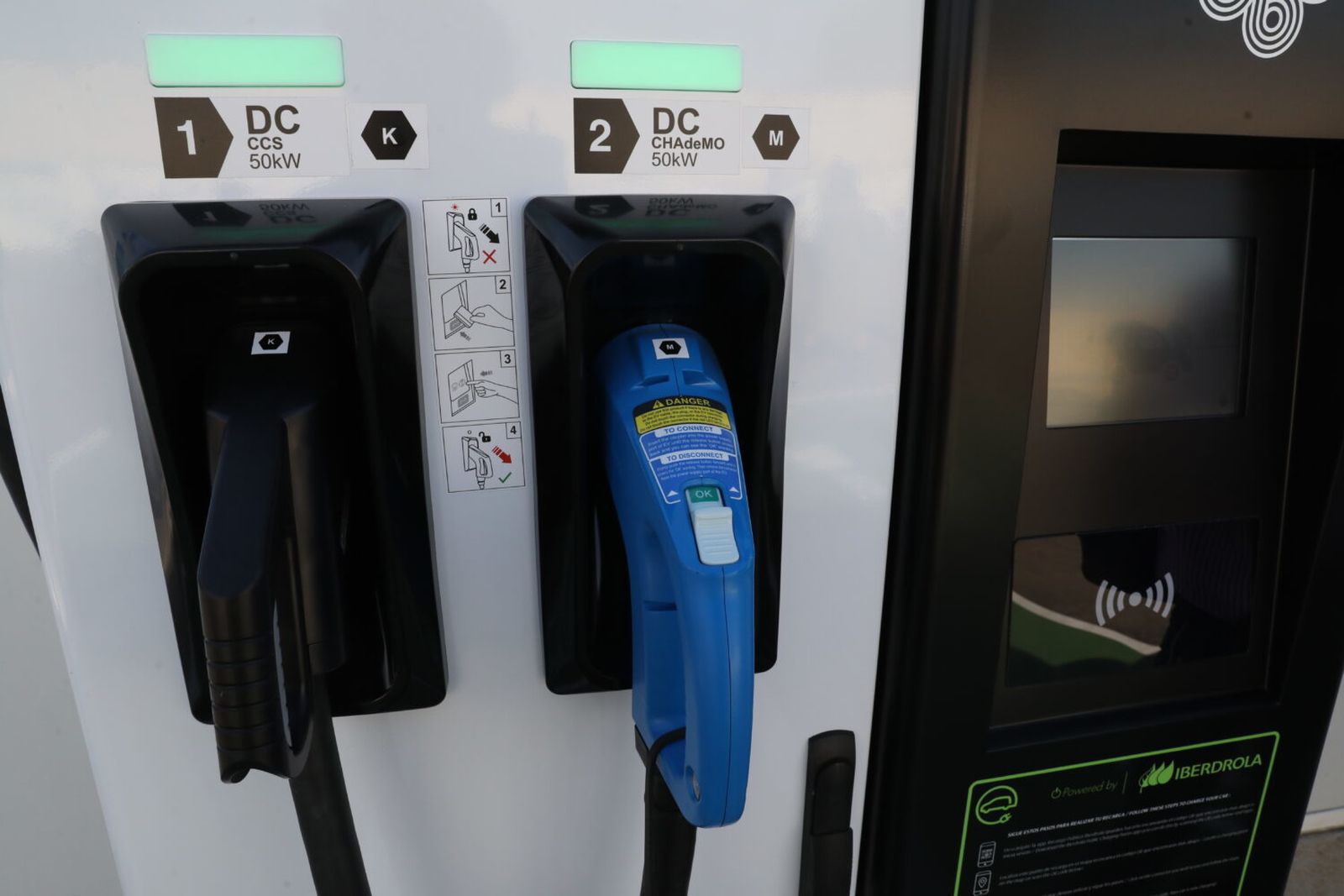 Puntos de recarga de coches eléctricos