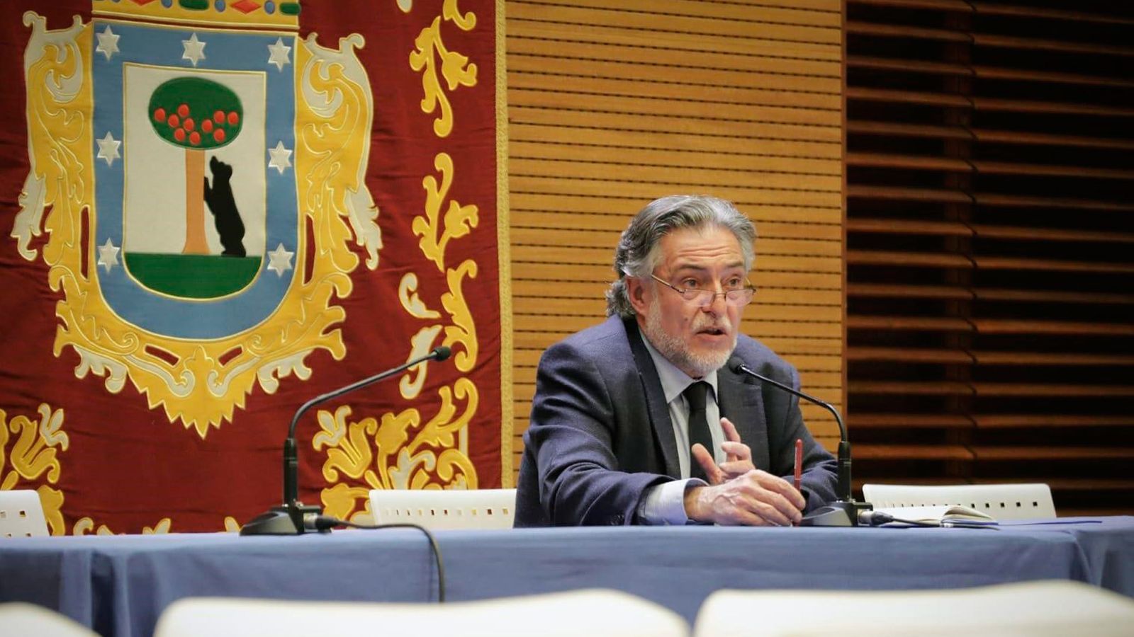 El portavoz del PSOE en el Ayuntamiento de Madrid, Pepu Hernández