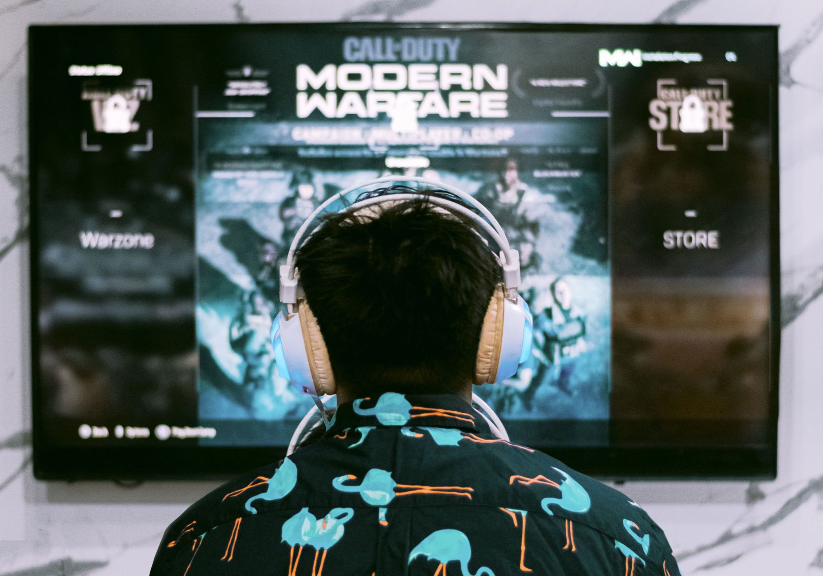 Una persona juega a 'Call of Duty'