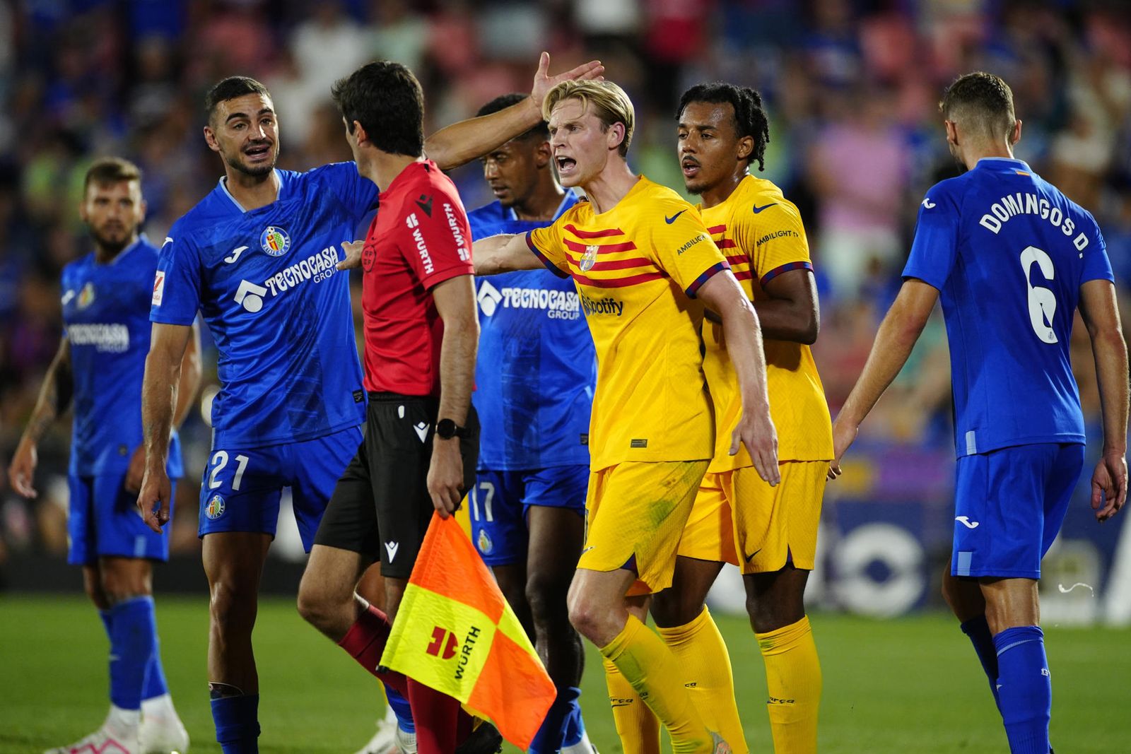 0-0. El Barcelona se atasca en Getafe con Raphinha y Xavi Hernández expulsados