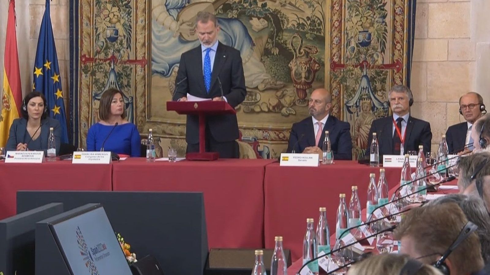 Felipe VI subraya ante la creciente polarización que la esencia de Europa es la democracia