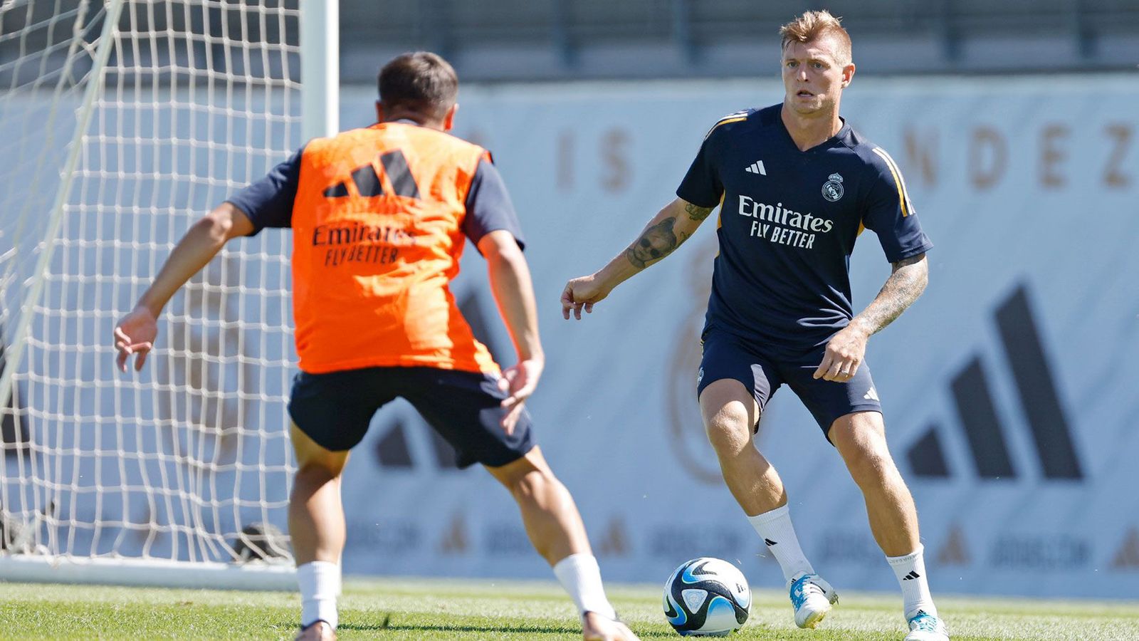 Entrenamiento del Real Madrid