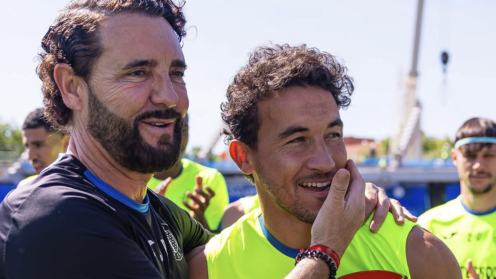 Bordalás y Luis Milla