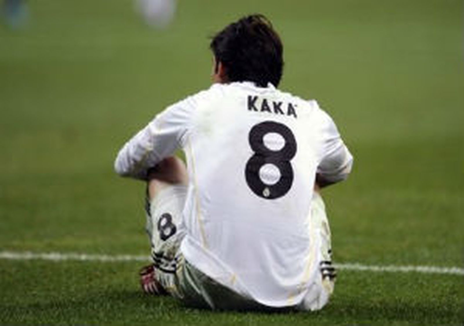 Kaká en el césped