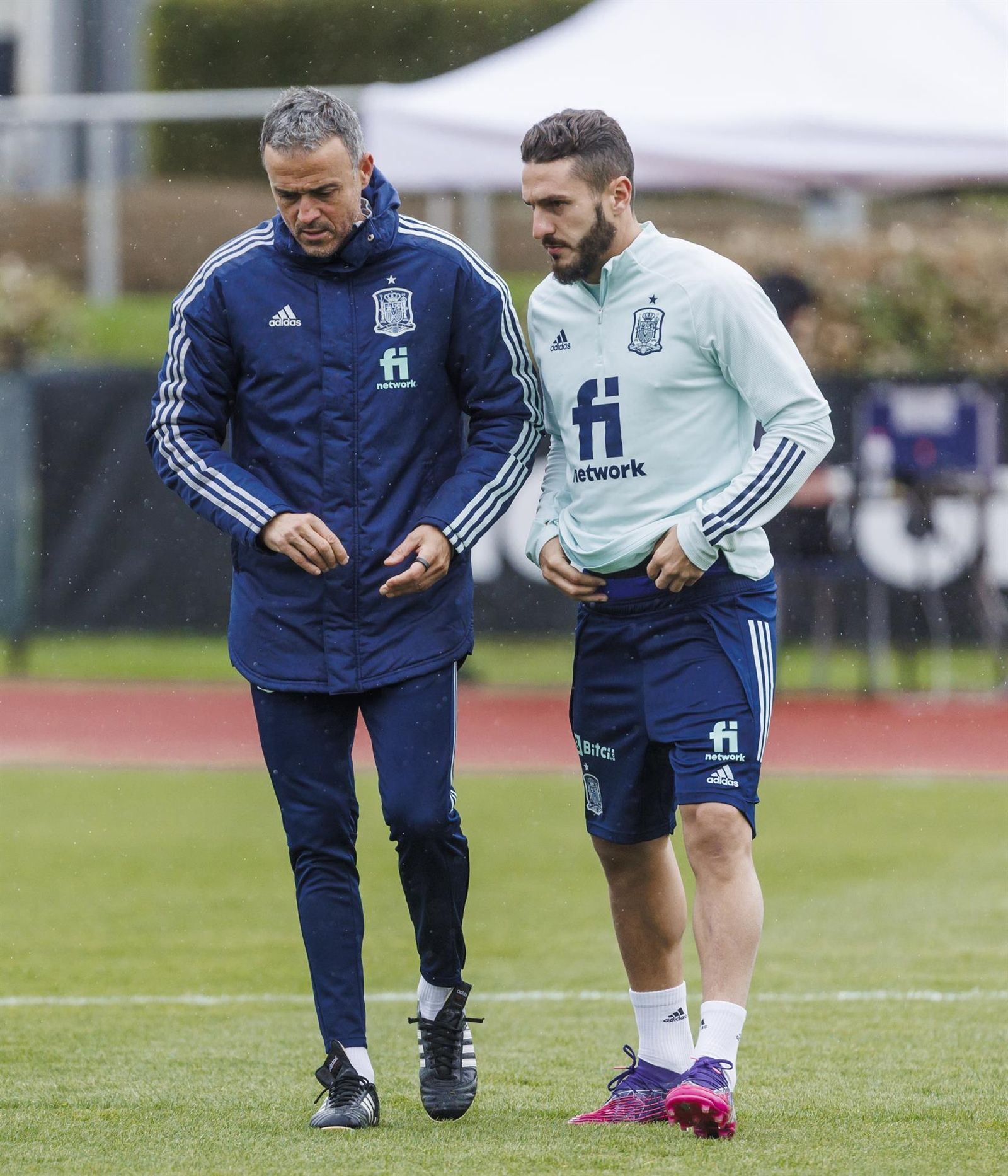 Luis Enrique y Koke
