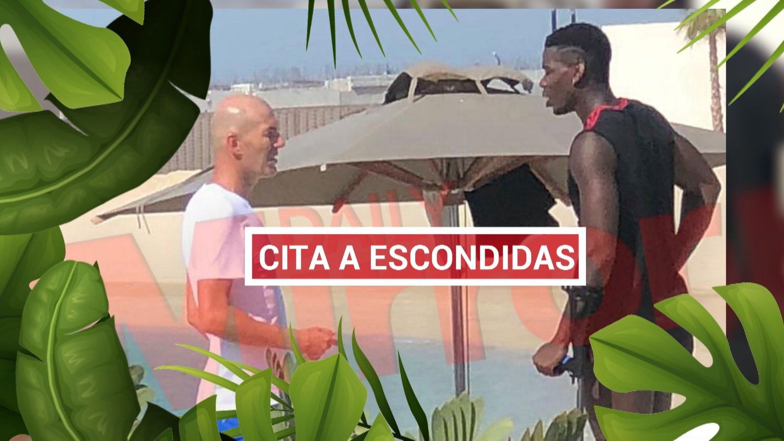 Zidane dice que su encuentro con Pogba fue "pura casualidad"