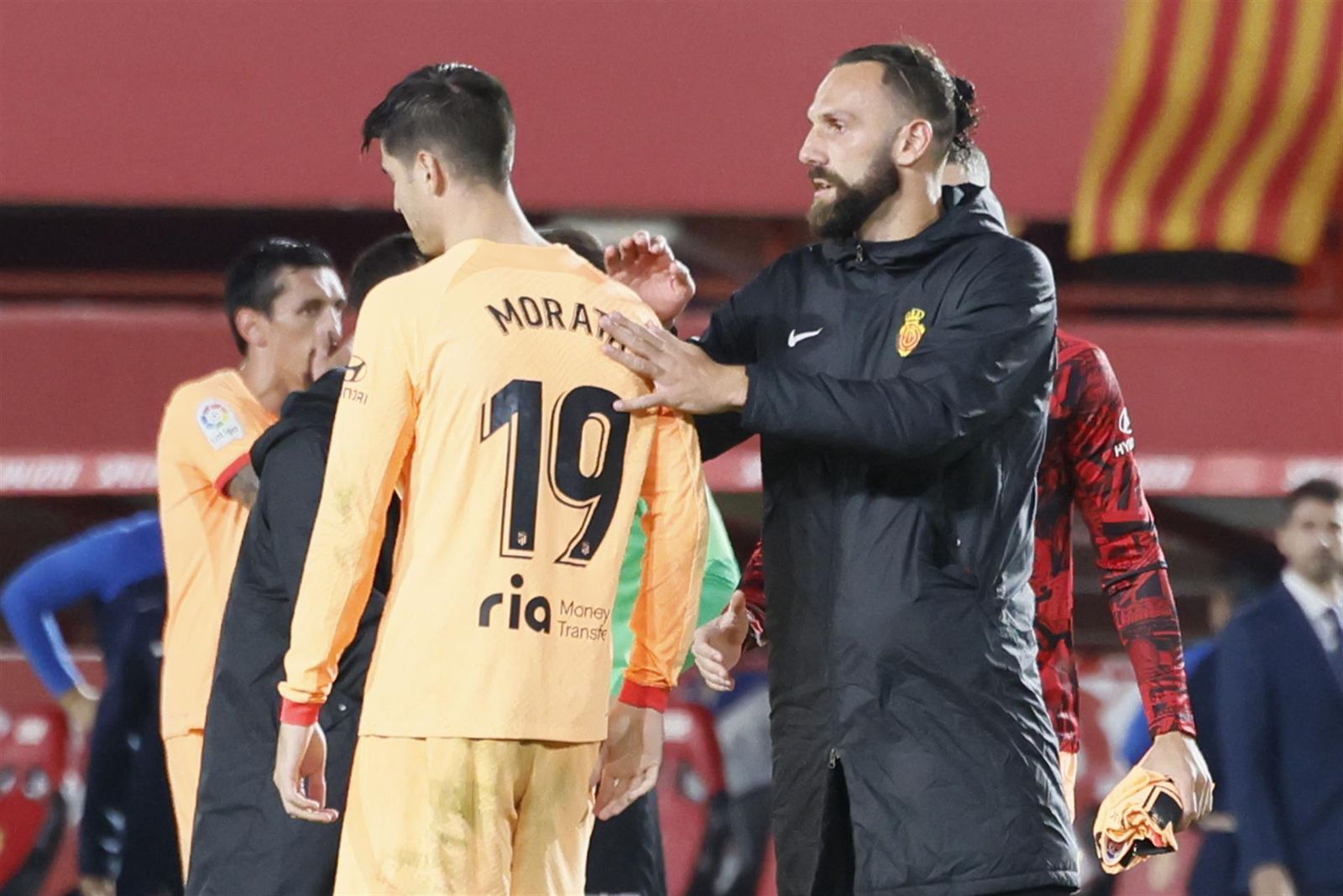 Morata ante el Mallorca