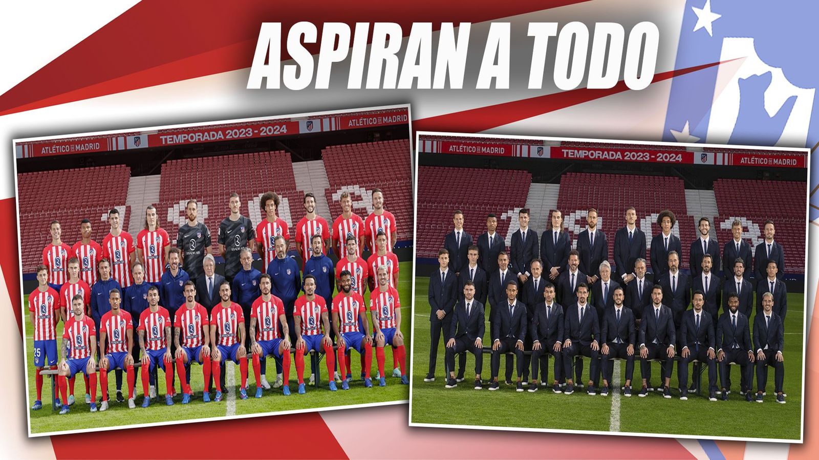 El Atlético de Madrid ya tiene foto oficial de la temporada
