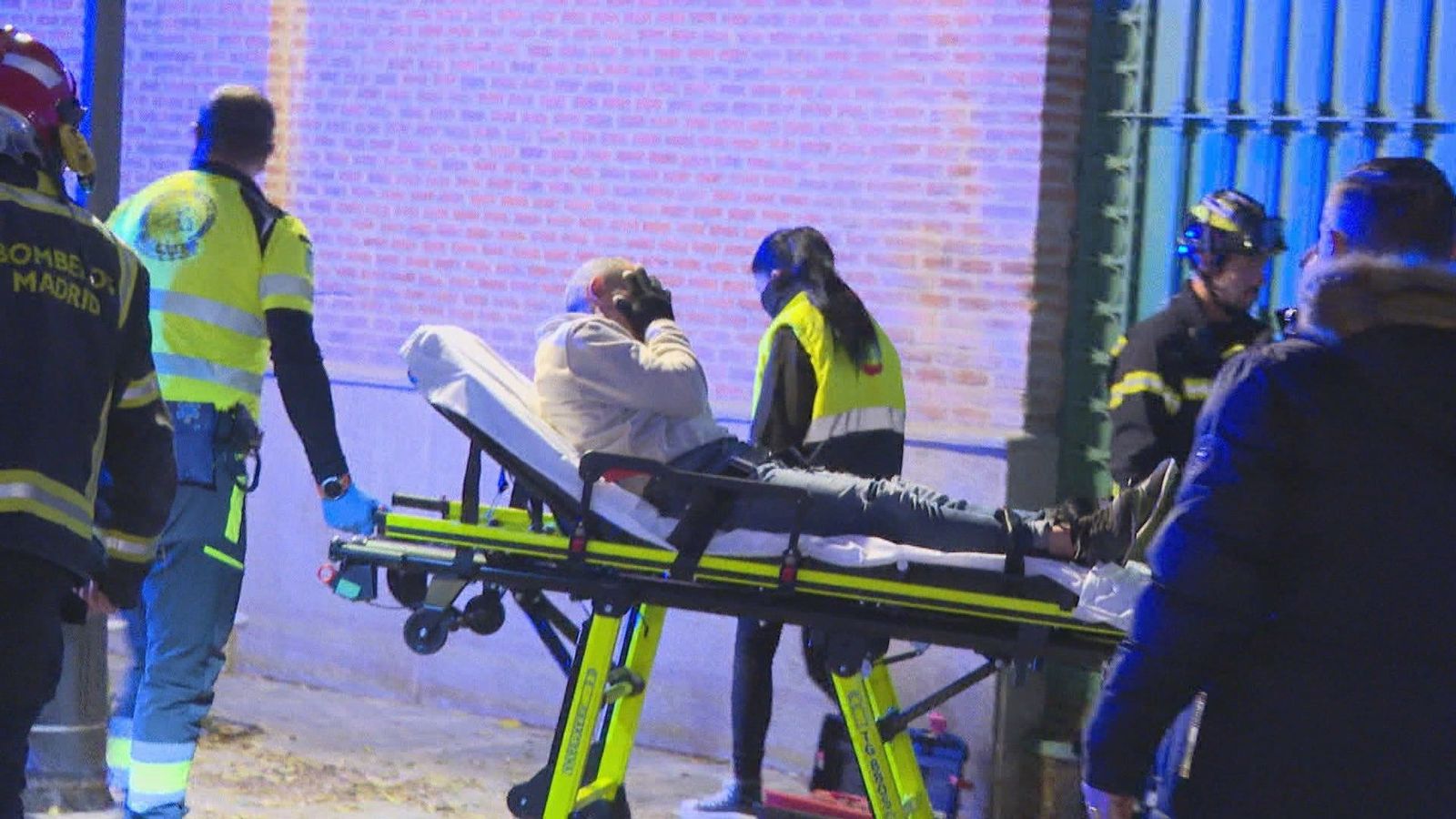Pillan in fraganti de noche a un ladrón en un colegio de Arganzuela y acaba en el hospital