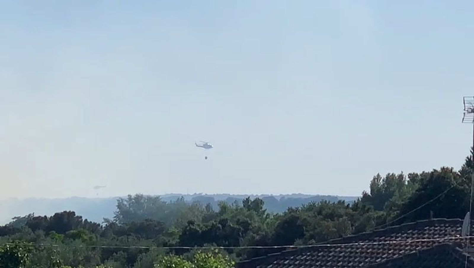 Incendio forestal entre Méntrida y Aldea del Fresno