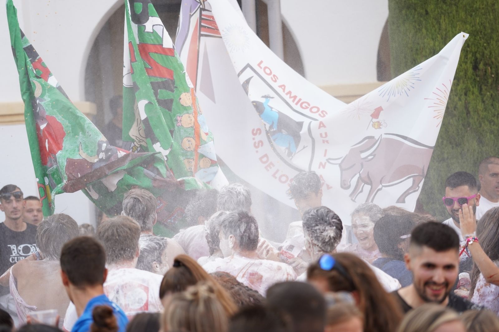 Participantes en las fiestas de San Sebastián de los Reyes