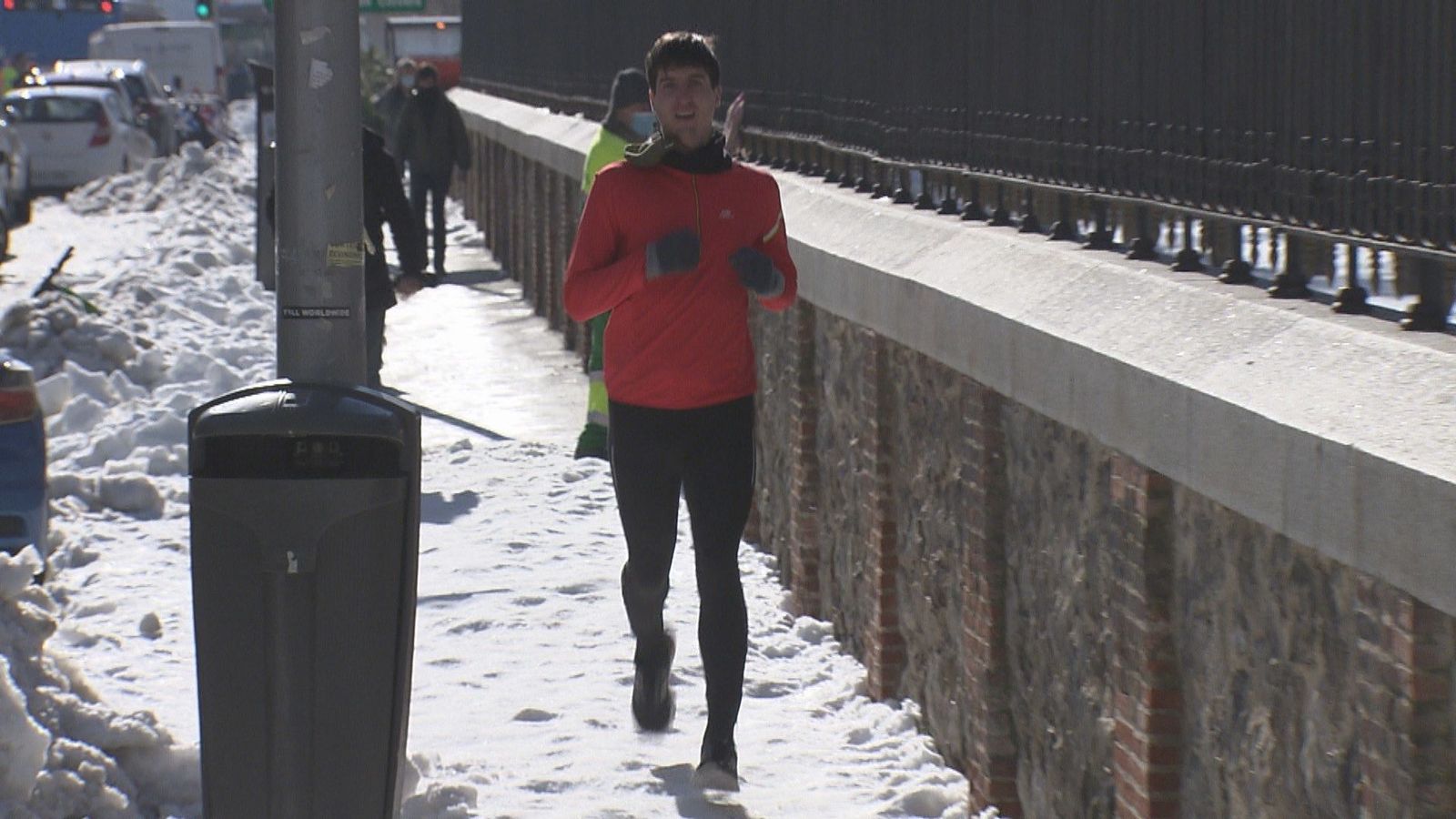 El running no está reñido con el frío y sí con el hielo