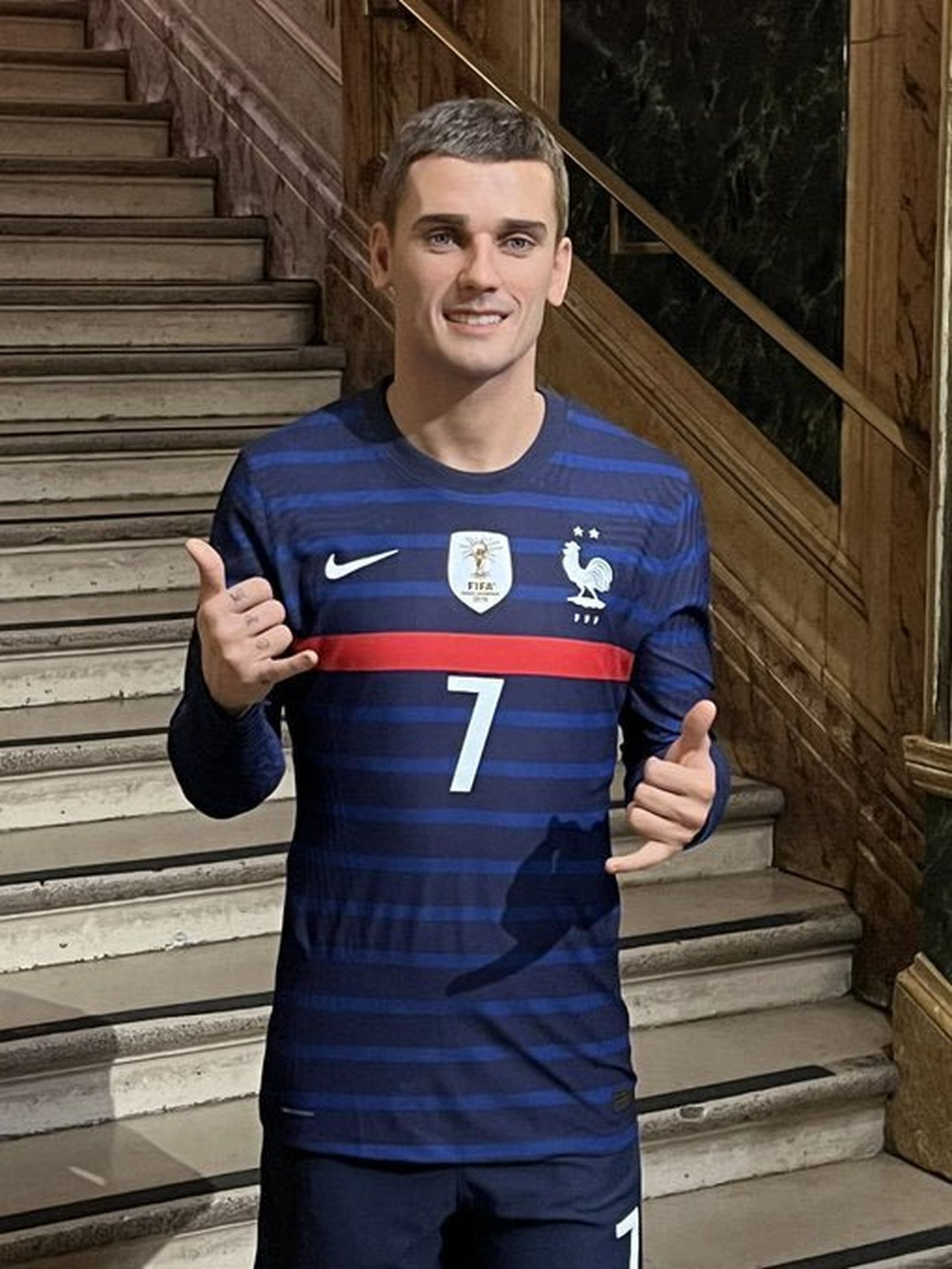 Figura de cera de Griezmann