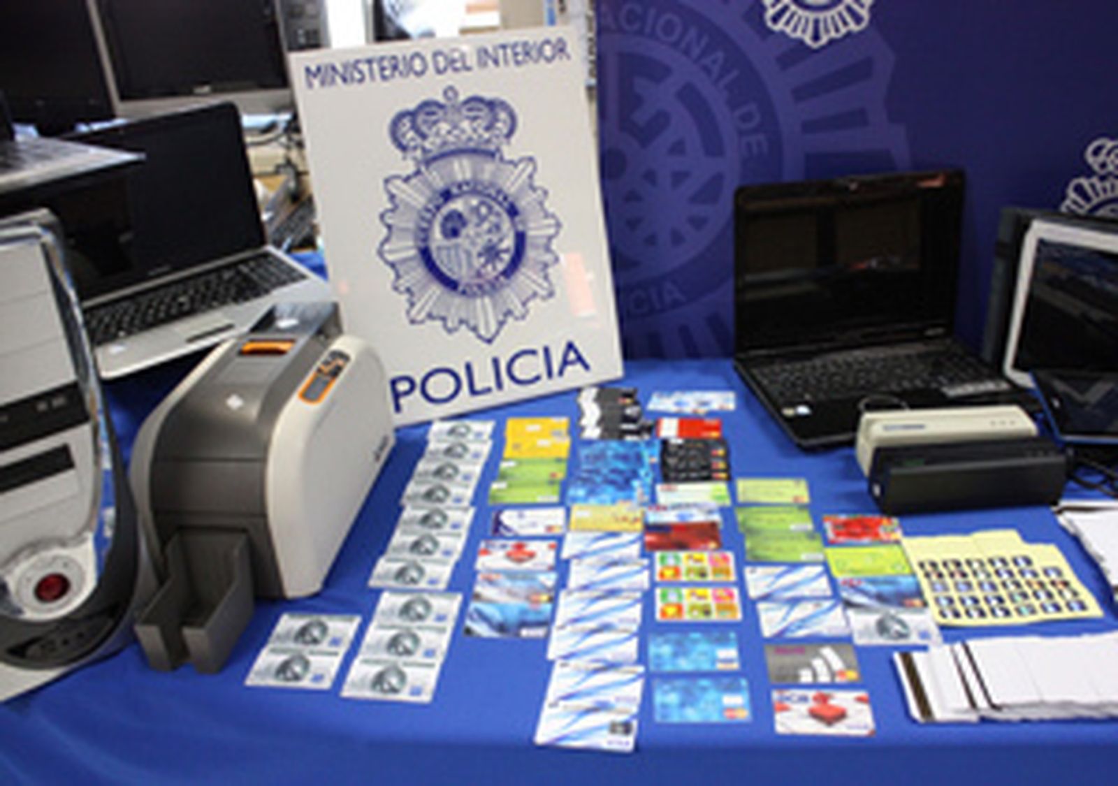 Falsificación de tarjetas bancarias