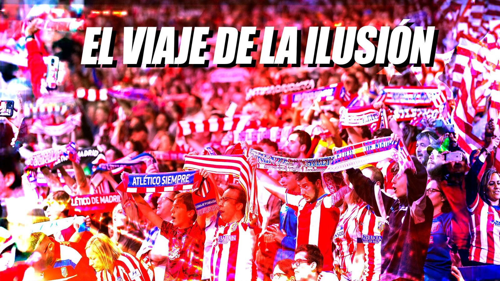 La afición del Atlético de Madrid, confiada en derribar el muro alemán