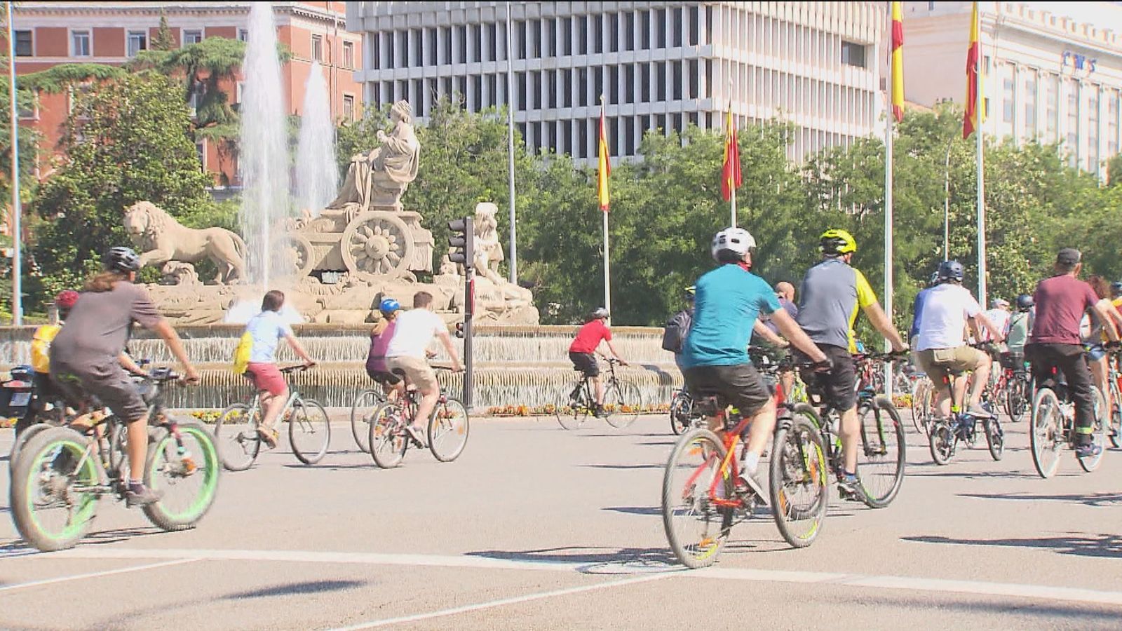 Una 'bicimanifestación' a favor de Madrid Central