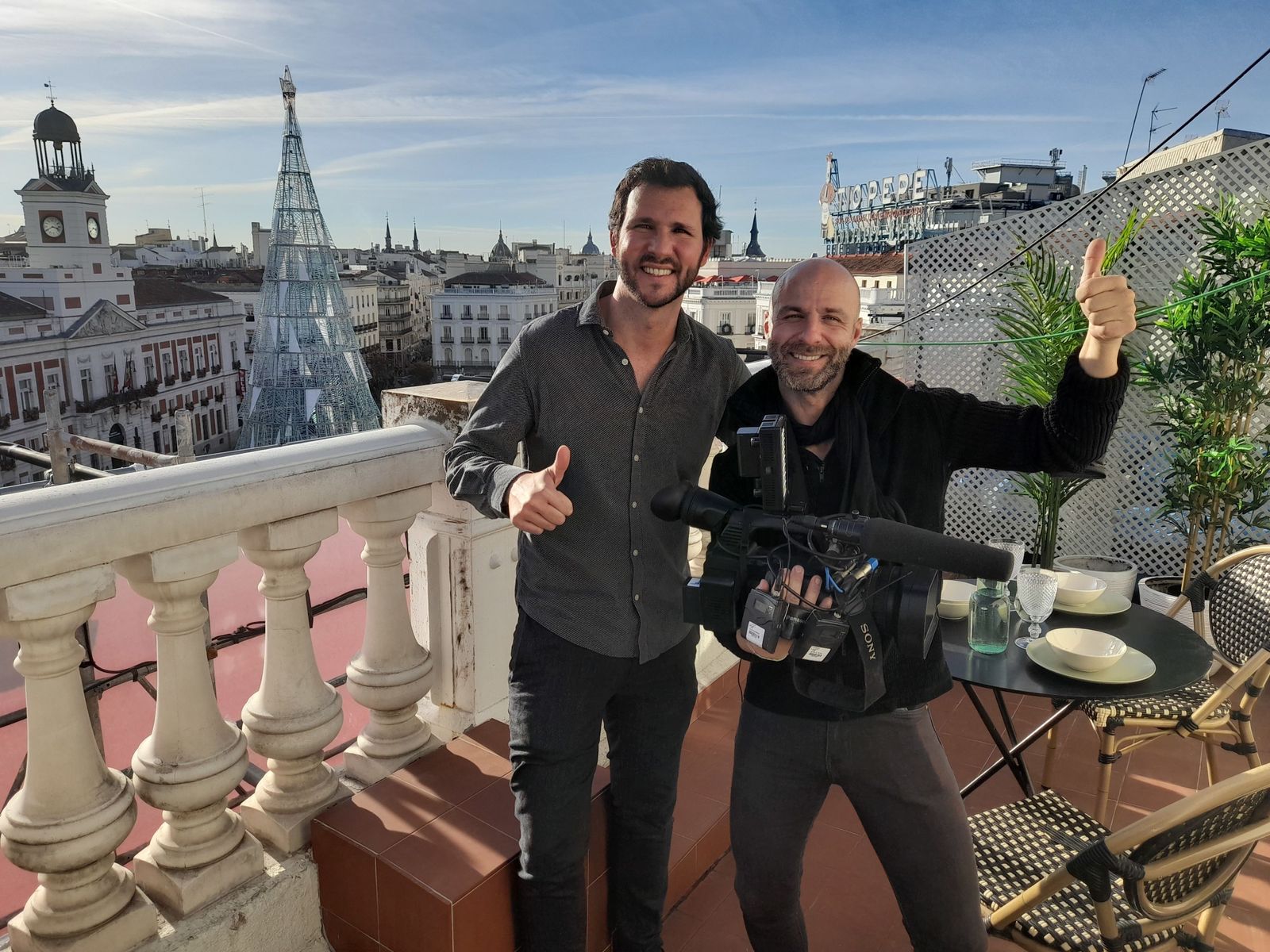 Álvaro nos enseña su espectacular ático en la Puerta del Sol