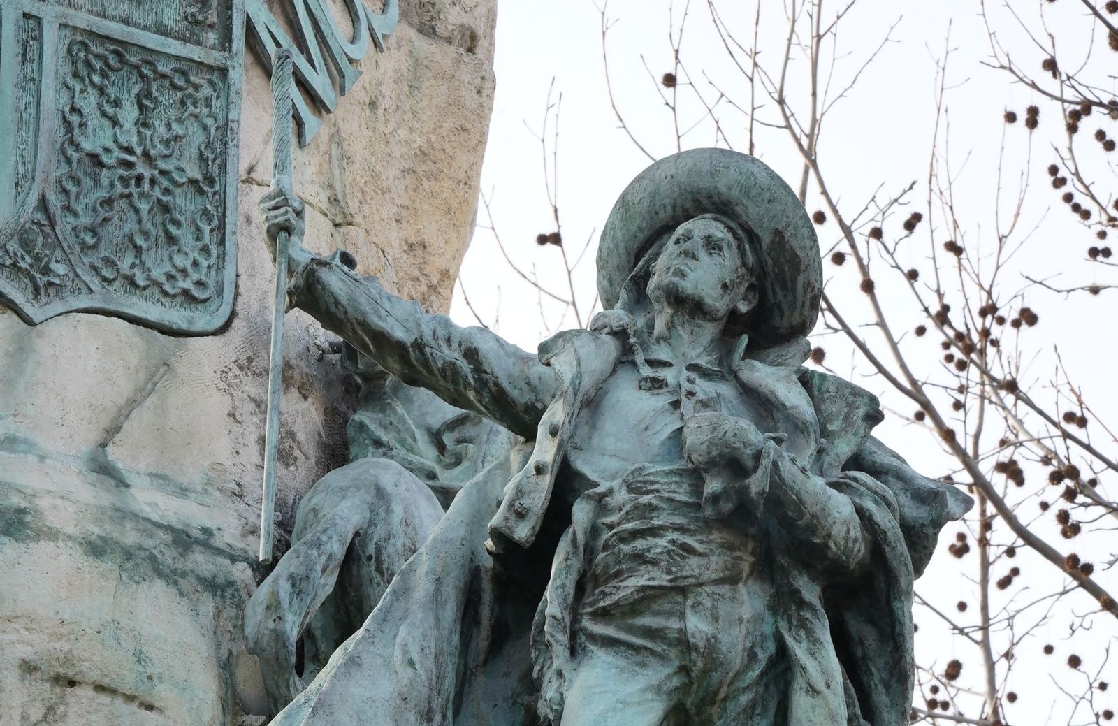 Monumento a Andrés Torrejón, uno de los alcaldes de Móstoles que se sublevó contra los franceses