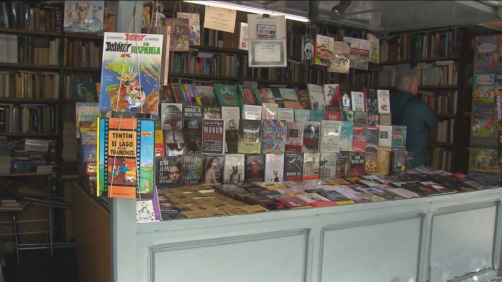 Las librerías de Cuesta de Moyano, en riesgo de desaparición